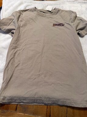 Under Armour Boys Crew Tee - Light Taupe YM